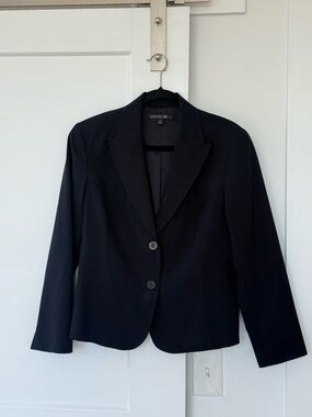 Lafayette 148 New York Dark Navy Tailored Women's Blazer